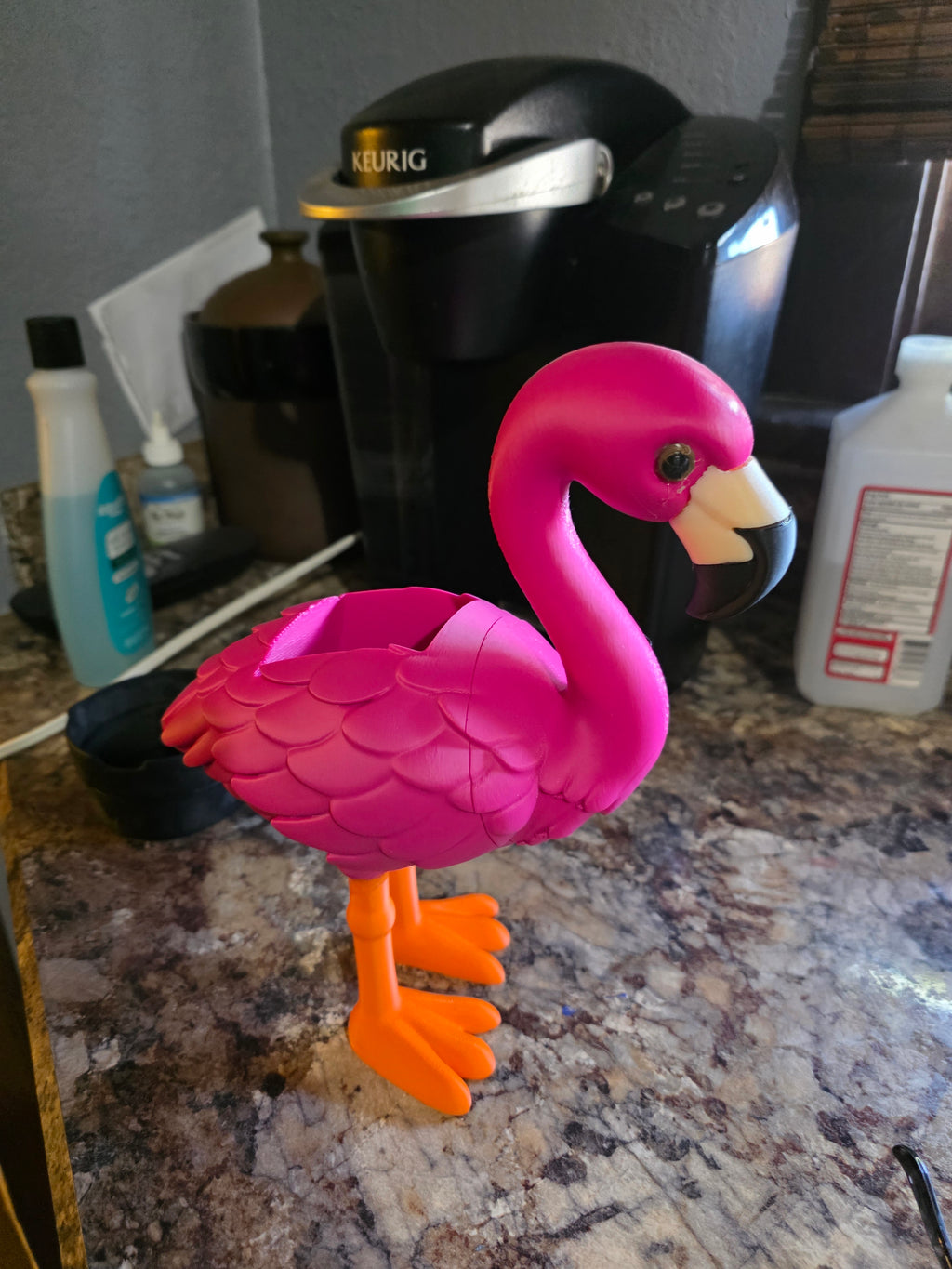 3D Printed Pink Flamingo Bath & Body Works Holder