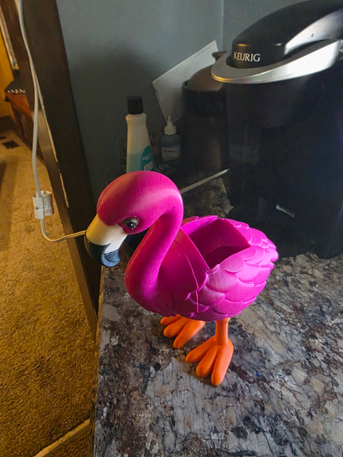 3D Printed Pink Flamingo Bath & Body Works Holder