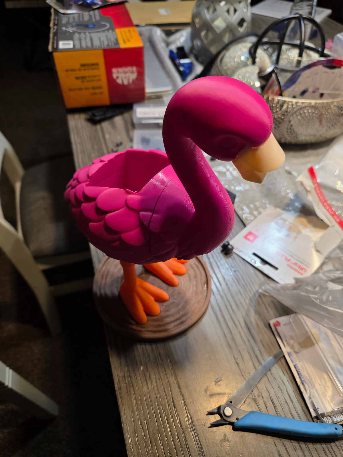 3D Printed Pink Flamingo Bath & Body Works Holder