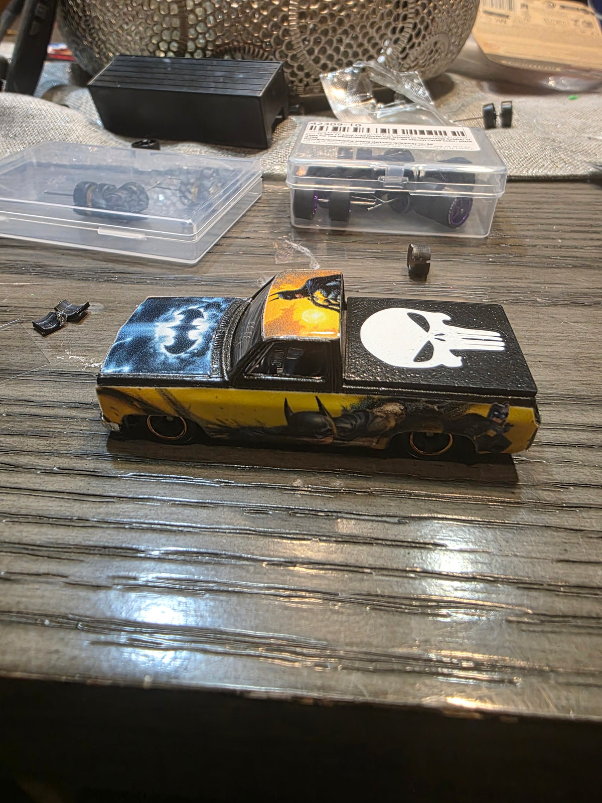 Custom Hot Wheels '83 Silverado with Acrylic Display Case
